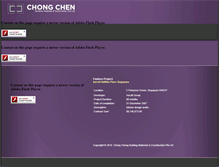 Tablet Screenshot of chongchen.com.sg